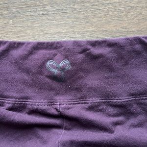TNA burgundy leggings